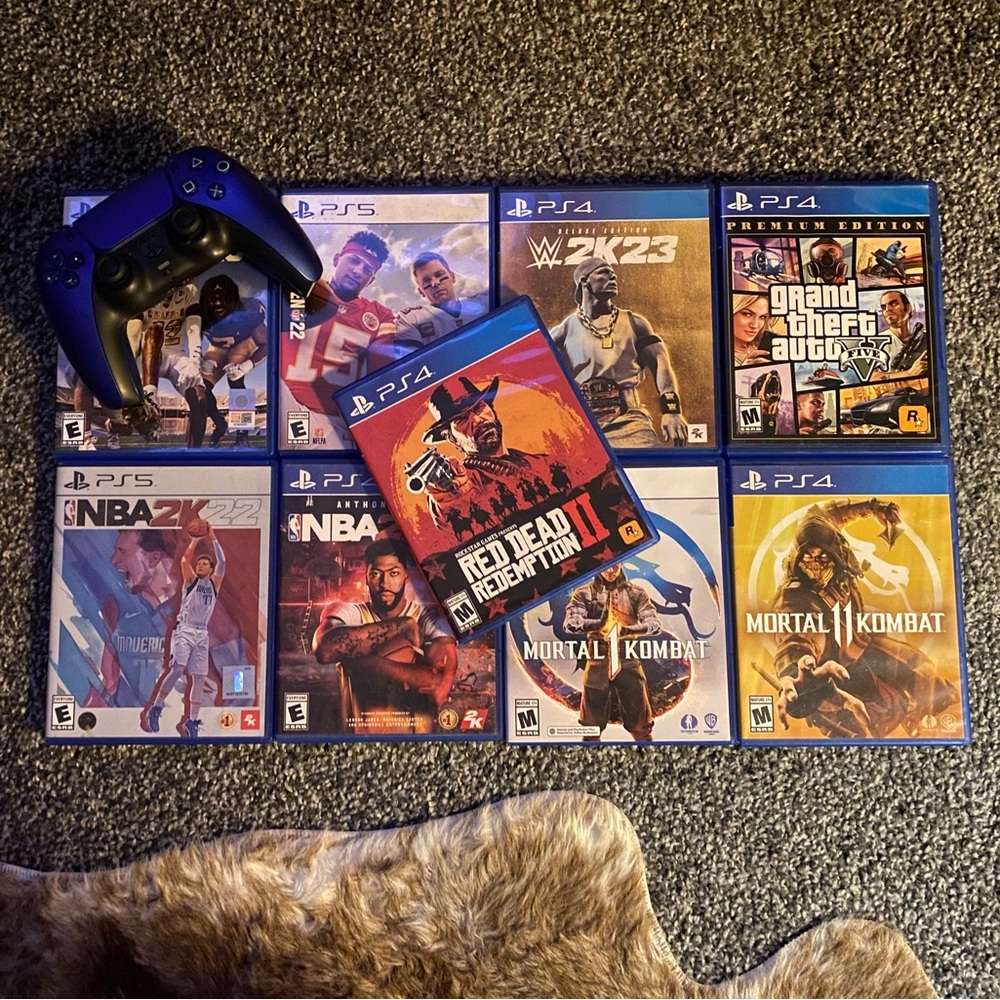 Sony PlayStation PS4 and PS5 video game bundle